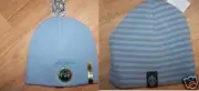 Youth Size Jonas Brothers Winter Skull Cap Hat Reversible Blue Gray Striped New