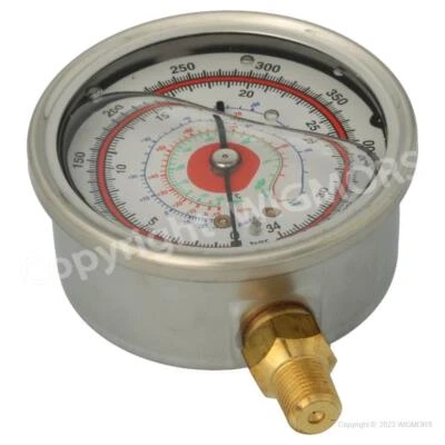 Manifold gauge RG-500GL -R134.407.404 glycerin HP, 1/8" NPT
