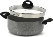 Non Stick Pot Cooking Stock Pots Saucepan Multipurpose Cast Cookware Set Pan ...