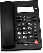 SHOWERORO Office Telephone Id Display Volume Control Large Buttons for Home Hotel