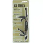 Schrade Old Timer Splinter Carving Wood Work Pocket Folding Knife Chisel Blade