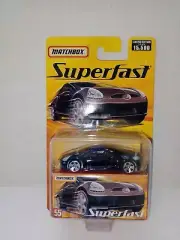 Matchbox Superfast Mitsubishi Eclipse #55 Black Rare!