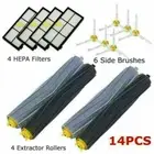 14pcs Filter Brushes Kit Spare Accessory for iRobot Roomba 800 870 880 900 980