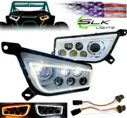 Polaris RZR LED Headlight Halo Switchback XP Turbo 1000, 900, General (White SB)