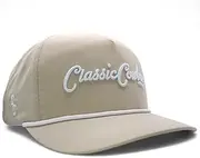 [Classic Cowboy] The Wrangler Adjustable Snapback Hat Khaki