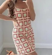 willow & wind crochet tank dress women's size XS NWT *M2