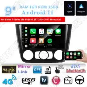 9'' Carplay 1+16G Car Stereo GPS For BMW 1-Series E81 E87 04-11 Manual AC&Canbus