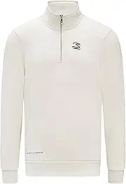 [Ayrton Senna] 1/4 Zip Sweater - White