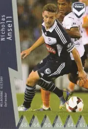 NICHOLAS ANSELL MELBOURNE VICTORY A-LEAGUE 2014/2015 TAPNPLAY SOCCER CARD
