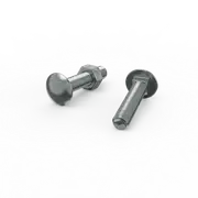 ZENITH M10 x 50mm Zinc Plated Cup Head Bolt and Nut