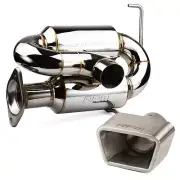 RPM 3" Dual Sport Muffler W/ 3" Brushed Tip for RZR Pro R