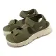 Skechers 涼鞋 Go Walk Flex Sandal 男鞋 綠 緩震 健走鞋 229205OLV