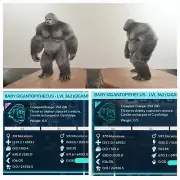 ARK ASA PVE OFFICIAL PAIR BABY GIGANTOPITHECUS ALBINO HIGH STATUS PC/XBOX/PS5