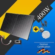 12V 400W Folding Solar Panel Blanket Caravan Mono Completed Kit With Legs