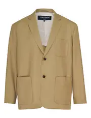 [COMME des GARCONS HOMME] 羊毛華達呢成衣水洗夾克