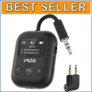 High Fidelity Bluetooth 5.4 Transmitter for TV, Gym, Car - Portable & Compact