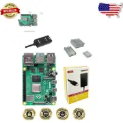 Complete Raspberry Pi 4 Model B Kit – 2GB RAM, USB-C Power & Aluminum Heat Sinks