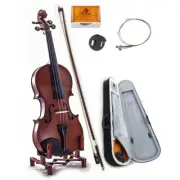 New WOODEN Student Violin VN101 4/4 Size w Case Bow Rosin String *GREAT GIFT*