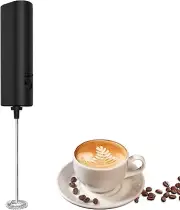 Espumador de Leche Electrico Batidora Electrica De Mano Para Cafe Inoxidable