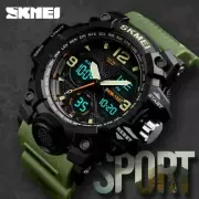 Men Sports Watches SKMEI Brand Double Time Electronic Quartz