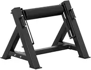 MegLob One Leg Squat Roller, Professional Split Squat Rack Stand, Lower Body Exercise Specialty Machine, Single Leg Squat Roller with 4 Adjustable Roller, Strength Training for Home Gym