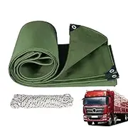 Waterproof Tarp Cover - 6.56x19.69feet Waterproof Multipurpose Protective Cover,Heavy Duty Multipurpose Protective Cover, Stable Windproof Tarp Cover for Boat, Roof