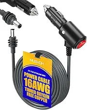 MUSVOH for Starlink Mini 12V DC Power Cable Cigarette Lighter Adapter 24FT/7.3M, 16AWG Heavy Duty Car Charger for Starlink Mini Accessories, Car Power Cord with On/Off Switch