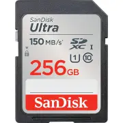 SanDisk Ultra SDXC 256GB 150MB/s R Class 10 UHS-I Memory Card