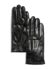 Echo Three Point Beaded Leather Gloves