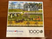 Charles Wysocki The Boccie Ladies Of Martha’s Vineyard 1000 Piece Puzzle New