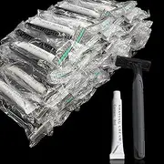 Kheoxusa (100 Pack) Disposable Razors,Disposable Razors For Women,Mens Disposable Razors,Bulk Razors Disposable Individually Wrapped for Men,Women and Lady,Multipurpose Individually Wrapped-Gray