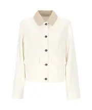 denim jacket F36 White