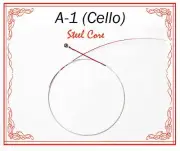 New Paititi A Ball End Cello String 4/4 Size Cello Premium Quality Steel Core