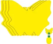 Fruit Fly Traps for Indoors Sticky - Yellow Butterfly Shaped Sticky Traps | Gnat Trap for Indoor Outdoor Kitchen, Fruit Fly Trap, Wasp Trap