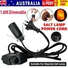 1.8M Salt Lamp E14 Power Cord Cable AU Plug Dimmable Control Bulb Switch Button