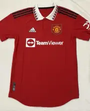 Adidas Manchester United 2022/23 Home Match Football Shirt - Size Small