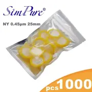 Hydrophilic Nylon Syringe Filter|25mm 0.45μm,No-Sterile,HPLC Sample Preparation