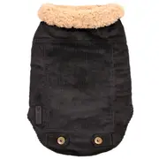 Ruff n Rugged Corduroy Dog Jacket Steel Grey Large/Extra Large