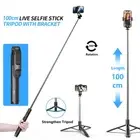 40in - 360° Selfie Stick Tripod Remote Bluetooth Phone Desktop Holder Universal