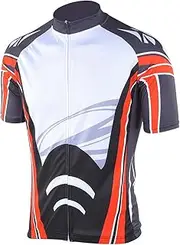[NDNCZDHC] Spring and Summer Sweat Absorbing Cycling Clothing, Men's Summer Cycling Equipment, Shorts and Short Sleeved Suits, Red