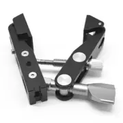 Camera Clamp with 1/4 3/8 Screw Holes Camera Mount Adapter for LCD Monitors