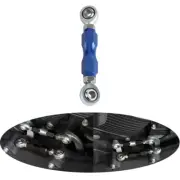 Blue Mid-Control Adjustable Shift Linkage Rod For Harley Dyna FXDB Softail FXR
