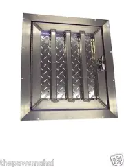 Short Aluminum Dog Box Crate Kennel Door