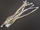 10x Micro JST 2.0 PH 3-Pin LED Connector plug with Wires Cables 200MM