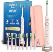 Wagner Stern ProDental Series Electric Toothbrush 5 Brushing Modes and 3 Intensity Levels, 8 Dupont Bristles, Premium Travel Case.