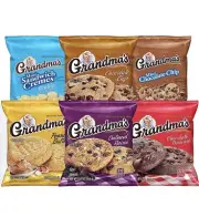 **2 Boxes**Grandma's Cookies Variety Pack ( 30 packs Each Box )~Total 60 Packs