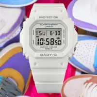 在飛比找momo購物網優惠-【CASIO 卡西歐】BABY-G 纖薄經典方形電子錶-百搭