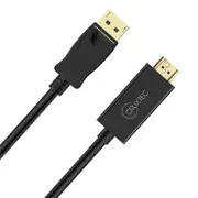 Cruxtec 3m DisplayPort to HDMI Cable - 4K/30hz [DH4K30H-03-BK]