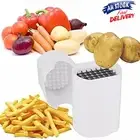 French Fries Slicer Manual Potato Chip Cutter Chipper Vegetable Chopper Maker AU