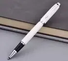Perfect White Parker IM Series Rollerball Pens Fine Nib Black Ink Refill